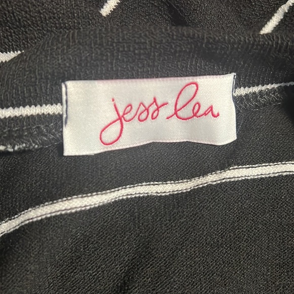 Jess LA Black and White Summer knit Top - Picture 7 of 9